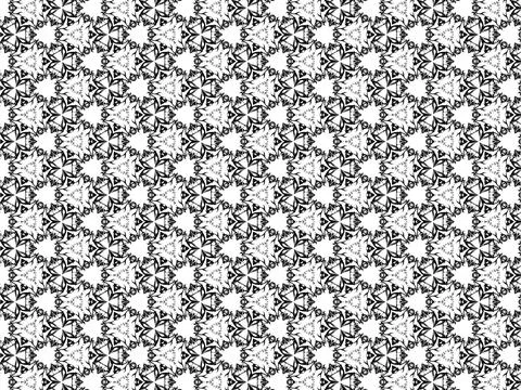 Simple seamless background with textile graphic black patterns Stock Illustration