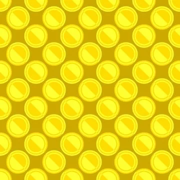 Simple seamless circle pattern background design Stock Illustration