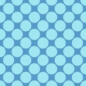 Simple seamless circle pattern design background - vector graphic Stock Illustration