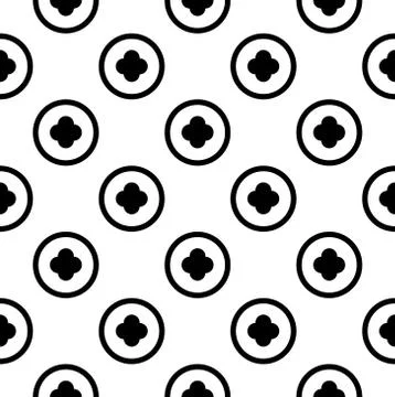 Simple seamless circle pattern Stock Illustration