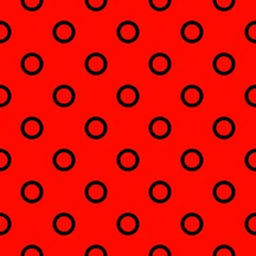 Simple seamless circle pattern Stock Illustration