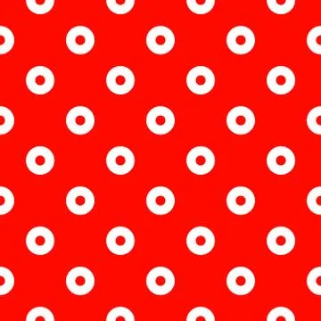 Simple seamless circle pattern Stock Illustration
