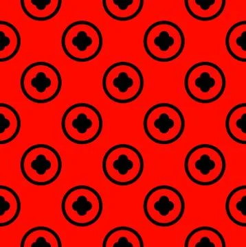 Simple seamless circle pattern Stock Illustration
