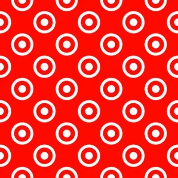 Simple seamless circle pattern Stock Illustration