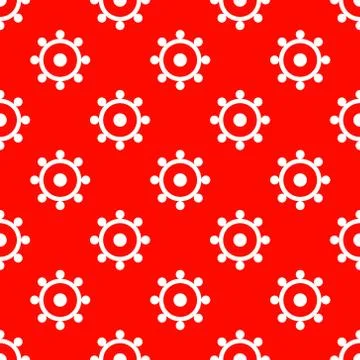 Simple seamless circle pattern Stock Illustration