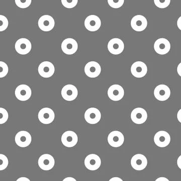 Simple seamless circle pattern Stock Illustration