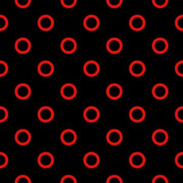 Simple seamless circle pattern Stock Illustration