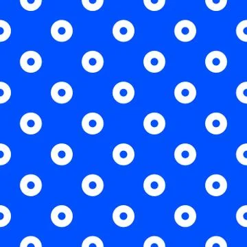 Simple seamless circle pattern Stock Illustration