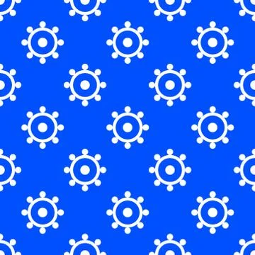 Simple seamless circle pattern Stock Illustration