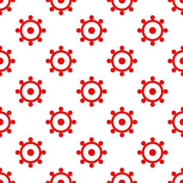 Simple seamless circle pattern Stock Illustration