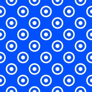 Simple seamless circle pattern Stock Illustration