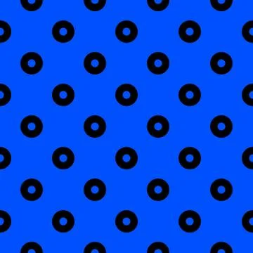 Simple seamless circle pattern illustration Stock Illustration