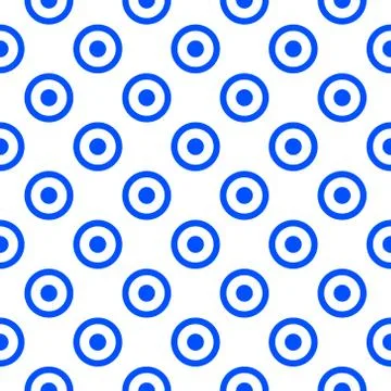 Simple seamless circle pattern illustration Stock Illustration