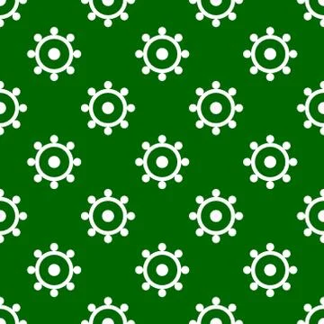 Simple seamless circle vector pattern Stock Illustration