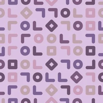 Simple seamless colorful pattern in memphis style. Fashion 80-90s Stock Illustration