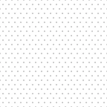 Simple seamless dotted pattern. Polka dot repeatable background. White and gray Illustrazione stock