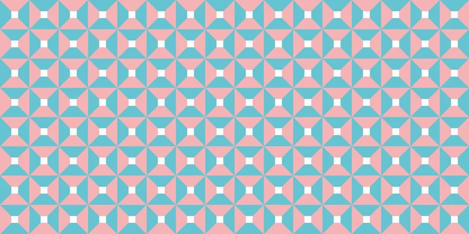 Simple Seamless Geometric Abstract Pattern Vector Illustration Stock Illustration