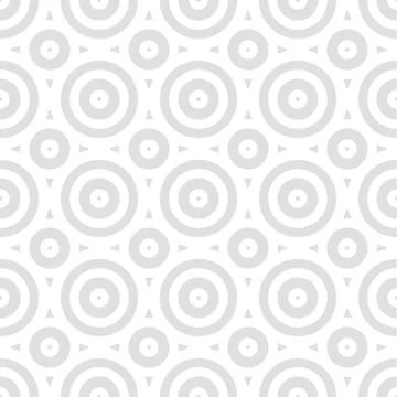 Simple seamless geometric pattern with circles. Repeatable monochrome abstrac イラスト素材