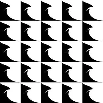 Simple seamless geometric pattern. Repeatable abstract monochrome background 스톡 일러스트