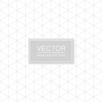 Simple seamless geometric triangle pattern - minimalistic polygonal design. Grid Illustrazione stock