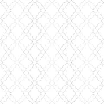 Simple seamless ornamental geometric pattern. Grid repeatable vintage background Illustrazione stock