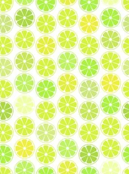 Simple seamless pattern citrus Stock Illustration