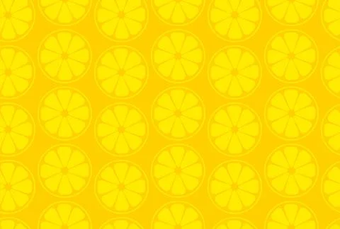 Simple seamless pattern citrus Stock Illustration