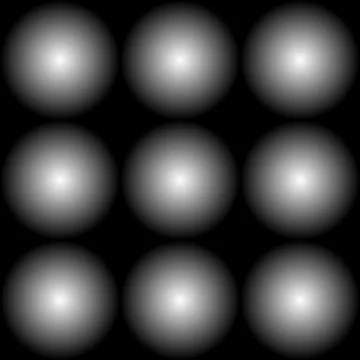 Simple seamless pattern with fading circles. Monochrome background. Stock Illustration