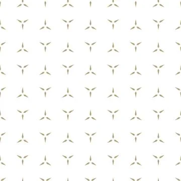 Simple seamless pattern with golden creative shapes - vector minimalistic Illustrazione stock