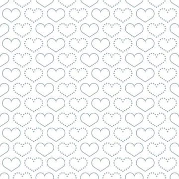 Simple seamless pattern with heart symbol. Stock Illustration