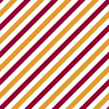 Simple seamless pattern with red and yellow gold stripes. naive geometry line Illustrazione stock