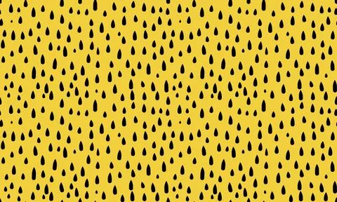 Simple seamless pattern with small dashes on yellow background Stock Illustration