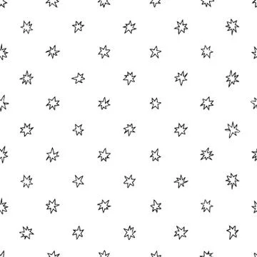 Simple seamless pattern with stars. Stock Illustration