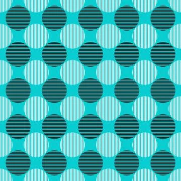 Simple seamless pattern - vector circle background illustration Illustrazione stock