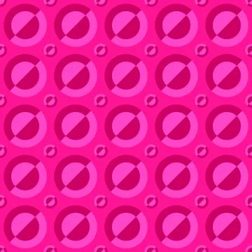 Simple seamless pattern - vector circle background 스톡 일러스트