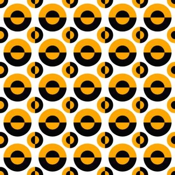 Simple seamless pattern - vector circle background 스톡 일러스트
