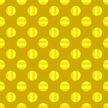 Simple seamless pattern - vector circle background Stock Illustration