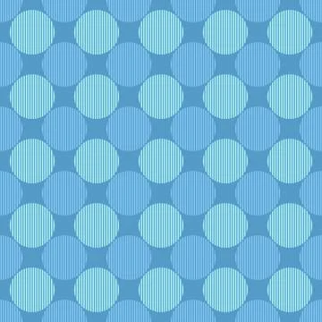 Simple seamless pattern - vector circle background Ilustração Stock