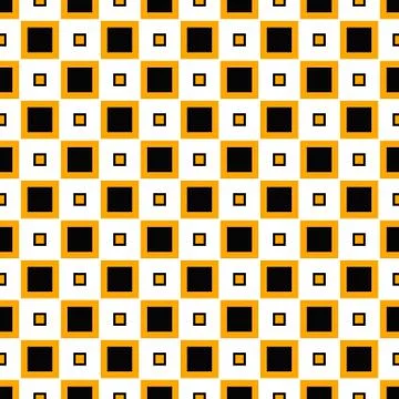 Simple seamless pattern - vector square background design Illustrazione stock