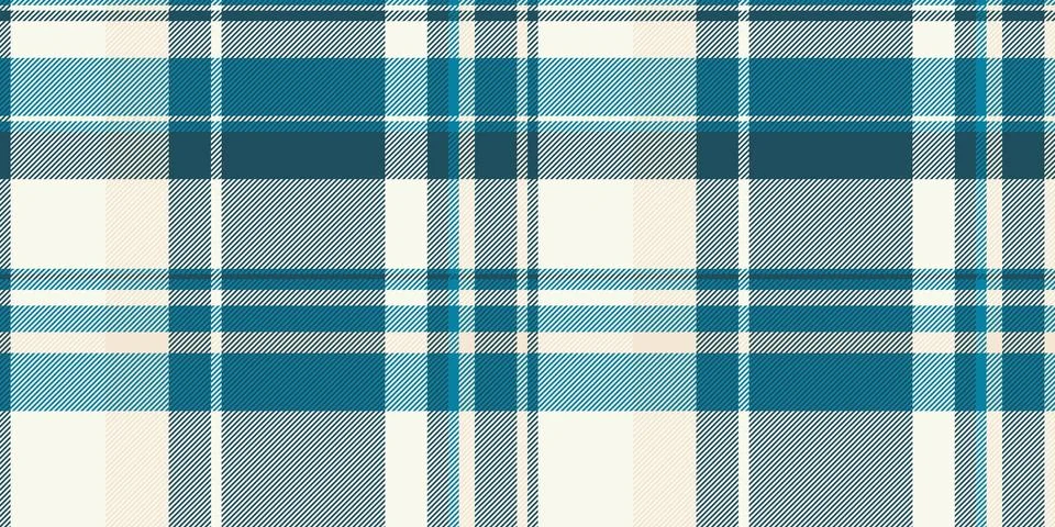 Simple seamless plaid texture, indigo pattern tartan check. Carpet fabric b.. Stock Illustration