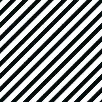 Simple seamless striped pattern, straight diagonal lines, black and white tex Stock Illustration