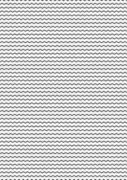 Simple seamless wavy line pattern Stockillustratie