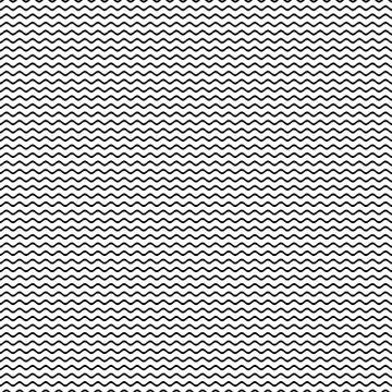 Simple seamless wavy line pattern Stockillustratie