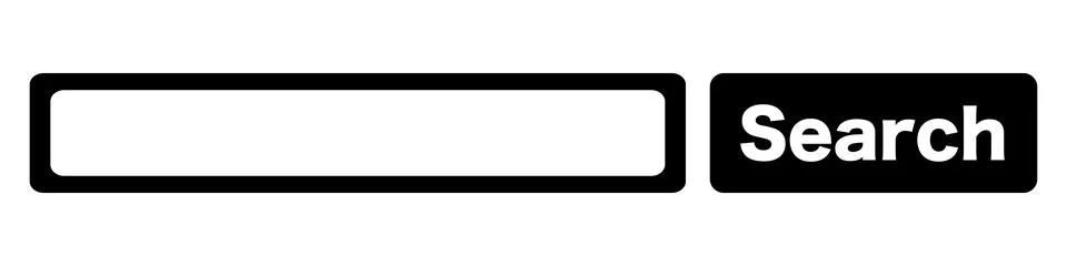 A simple search box. Internet and network. Vector. Stock Illustration