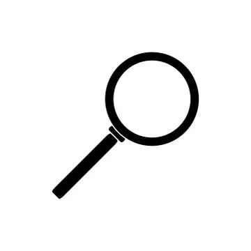 Simple search icon isolated Illustrazione stock