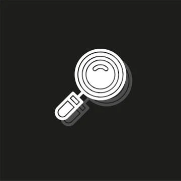 Simple Search Vector Icon Stock Illustration