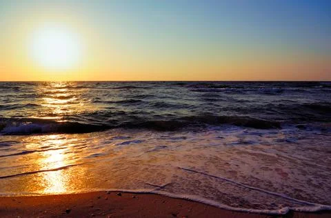 Simple seascape Stockfoto's