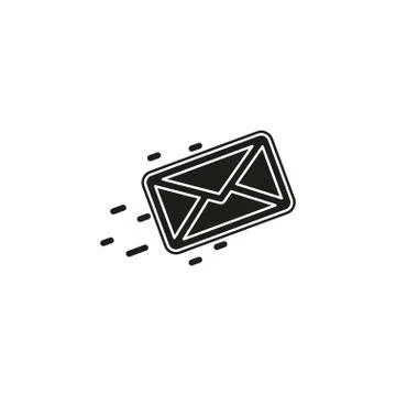 Simple Sending Message Vector Icon Stock-Illustration