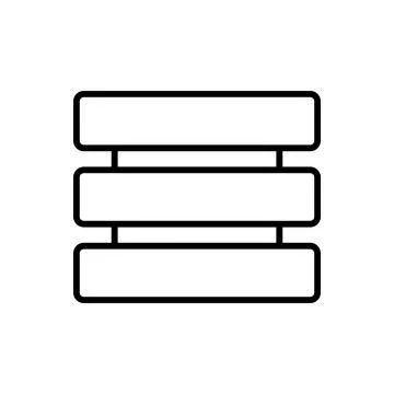 Simple server symbol. Cloud data storage. Vector. 스톡 일러스트