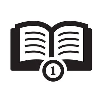 Simple set of books icon Stock Illustration